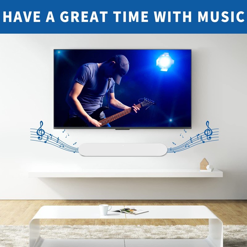 Dinghosen Mount for Sonos Ray - Wall Mount, Floating Soundbar
