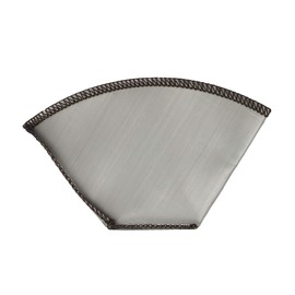 Captain Stag UW-3532 Coffee Filter, Dripper Stainless Steel, Mesh Filter, For 1 to 2 Cups, Foldable, Silver, Product Size: Approx. Width 0.5 x Height 0.3 inches (13 x 8 mm) (when stored)