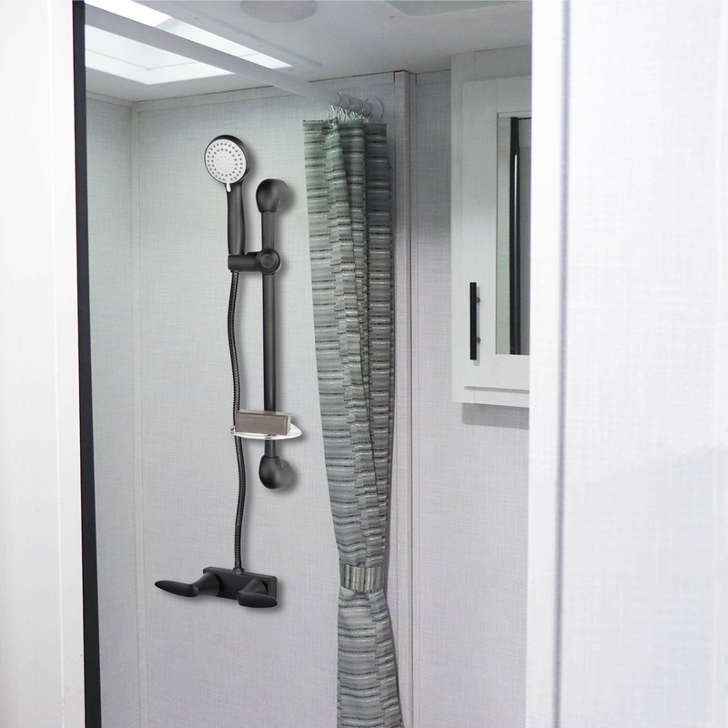 Empire Faucets Shower Slide Bar and Adjustable Shower Head Combo