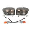 TCMT ABS Smoked Front Turn Signal Lights Blinker Fits For