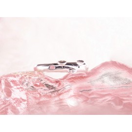 Helen de Lete S925 Sterling Silver Lovely Little Pig Adjustable Ring, Sterling Silver