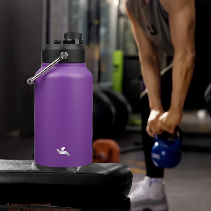 Konokyo Jug with Handle,87 oz Insulated Water Bottle with Carrying