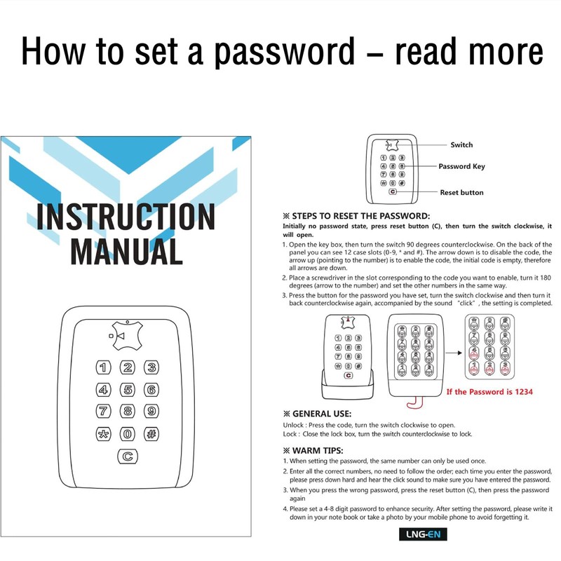 WJYMRO Key Lock Box With Code, Large Capacity 9 Digit