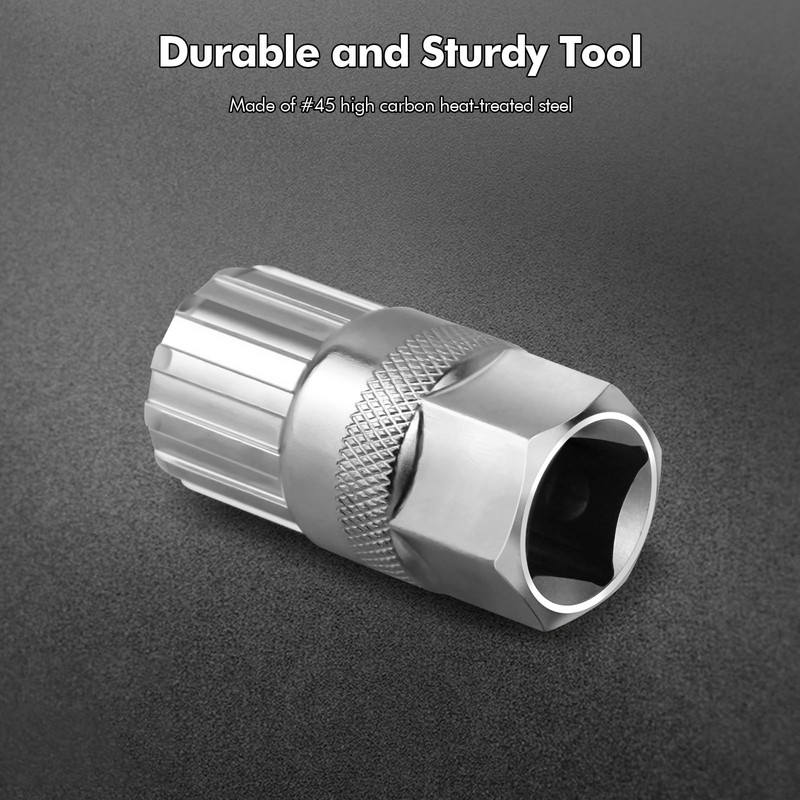 poeland Bicycle Freewheel Remover, Bicycle Cassette Tool, Sprocket Puller Tool