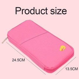 Travel Passport Holder Wallet, Family Travel Passport Document Holder Cover Case, Lightweight Portable Travel Document Organizer for Women Men ID Card, Credit Cards, Flight Tickets, Money, Coins