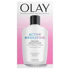 OLAY Active Hydrating Beauty Fluid Lotion Original 6 OZ - Compra paquetes y ahorra (paquete de 2)