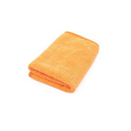 The Rag Company - Premium FTW - 70/30 Blend Microfiber Cleaning Towels for Glass, Windows, Mirrors, Polished Surfaces - Streak-Free - Scratchless, 16" x 16'', Orange (3-Pack)