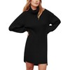 JFAN Women's Winter Dress, Long Knitted Dress, Batwing Sleeves, Knitted
