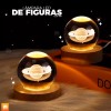 Maíz Lampara Bola Cristal 3d Carrusel Luz Led Noche Nocturna