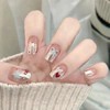 6 Pack (144 pcs) Nail Tips Popular Medium Design, NIUANIUA