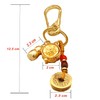 Feng Shui Chinese Zodiac Keychain - Mini Wealth Pot with