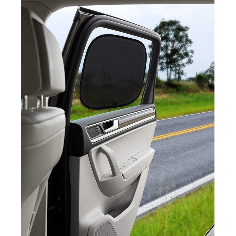 Timotech Parasol Negro para Auto, protección de Rayos UV, para
