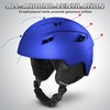 Odoland Ski Helmet and Goggles Set for Adults & Youth,