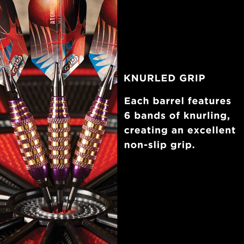 Viper by GLD Products Atomic Bee Soft Tip Darts, Purple,