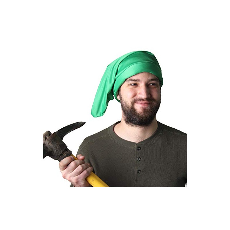 Dwarf or Gnome Costume Hat, Green,One Size