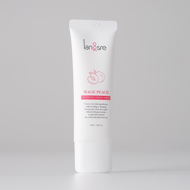 Lansret Magic Peach Whitening Power Whitening Tone Up Cream Spots,