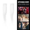 Ciieeo 2pairs Santa Masquerade Eyebrows Santa White Eyebrows Cosplay Santa