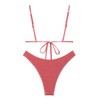 seamoly Women‘s Bikini Sets Two Piece Swimsuit Red Gingham Bow