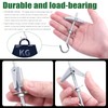 Keadic 16 Sets M4×75mm Heavy Duty Ceiling Hooks Steel Hooks