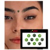 Comet Busters Beautiful Traditional Black Green Bindi