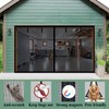 Garage Door Screen 11x9ft for 1 Car, Retractable Fiberglass Magnetic