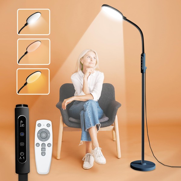 PRIMETEK Happy Lamp10000 Lux Mood Lamp, Dual Control Remote,Touch Screen