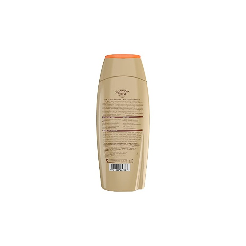 Shampoo Manzanilla Grisi gold extra aclarante 400 ml