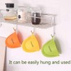2 Pairs Mini Oven Mitts Silicone Heat Resistant Cooking Pinch