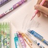 MOZXIRZ 4 Pcs Cute Mechanical Pencils with Top Eraser 0.5mm