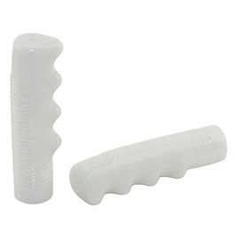 Alta Glitter Flake Lowrider Bicycle Sparkle Grips (White)