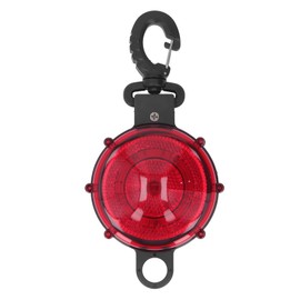 LED Underwater Flash Light ABS Portable BCD Water Float Cylinder Hanging Flashlight with Plastic Hook for Scuba Diving Night Snorkeling