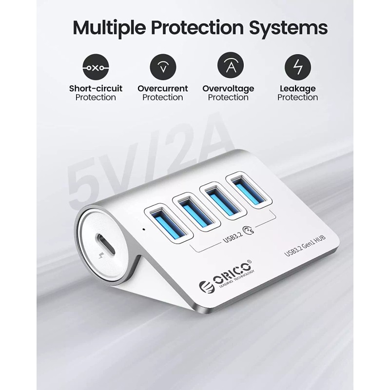 Universal ORICO USB Hub 5Gbps with 4 USB A Ports