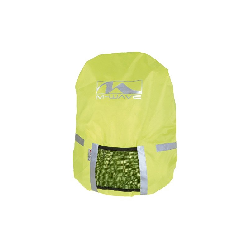 Cicli Bonin Unisex's Backpack 15L With Reflector Cover, Neon Yellow,