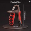 Adjustable Hand Grip Strengthener for Forearm Training – Compact Grip