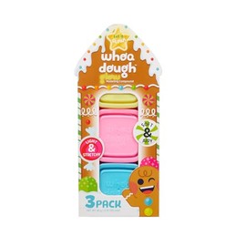 Chuckle & Roar - Whoa Dough Holiday Gingerbread - Arts and Crafts - Fun for Toddlers - Safe and allergen Free - Stocking Stuffer Gift