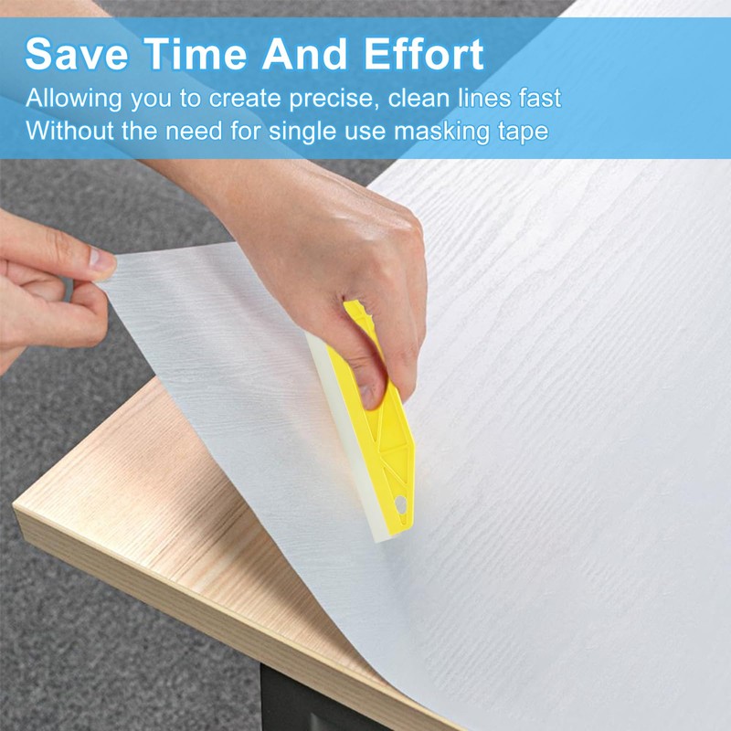 12-Inch Stainless Steel Paint Edging Tool - Professional Right Angle