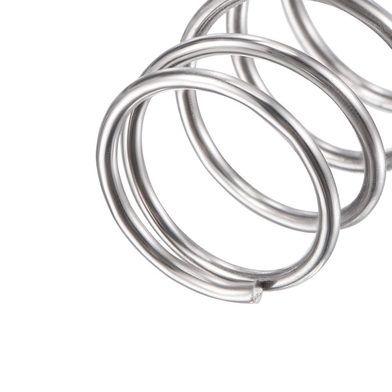 sourcing map Compression Spring, 304 Stainless Steel Compression Springs, Silver