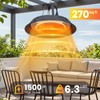 Cobuy Hanging Patio Heater,1500W Hanging Ceiling Mounted Infrared Patio Heater