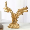 H&W Golden Eagle Statue, Flying Wild Bird Eagle Decorative Bronze
