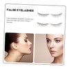 OHPHCALL 10 Pairs Ultra-thin Fake Lashes Dense Natural Multi-layer Eyelashes