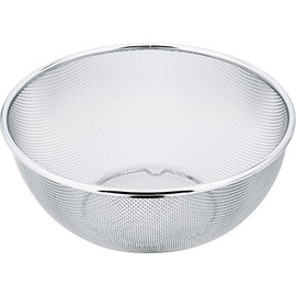 Little Wood L-0809 Rustia Round Colander, 9.8 inches (25 cm), Made in Japan