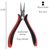 The Beadsmith Platinum Series German Round Nose Pliers, 4.75 inches