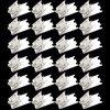 24 Pcs 920158 Stainless Steel Shelf Clips for Refrigerator and