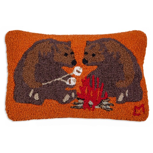 Chandler 4 Corners Artist-Designed Care to Share Bears Hand-Hooked Wool