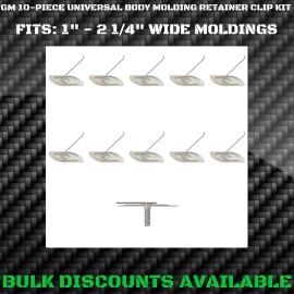 GM Replacement OLDSMOBILE Fender Door Quarter Panel Rocker Body Side Moulding Molding Trim Clip