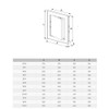 White Access Panel, 150 mm x 200 mm Revision Door,