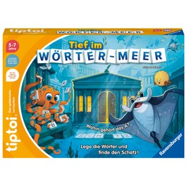 Ravensburger tiptoi 00103 Deep in the Sea of Words, Game for Children from 5-7 Years, for 1-4 Players