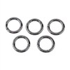 Split Rings,Spring Clips,Quick Release Keyring,EDC Ring Buckle Locking Carabiners 10PCS