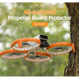 Propeller Guard For Dji Flip Accessories, Fully Encircled Anti-Collision Prop Bumper Protective Cover For Dji Flip Propeller (Black)