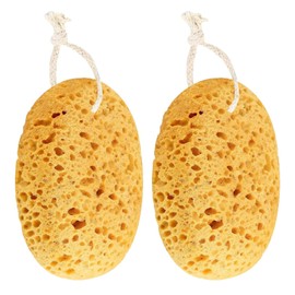 Body Bath Sponge for Adults - 2Pcs Large Natural Sea Sponge Bath Cleaning Exfoliating Body Sponges - Soft Deep Cleaning Bathroom Bathing Sponges for Sensitive Skin